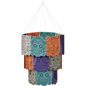 Day of the Dead Sugar Skull Chandelier Decoration