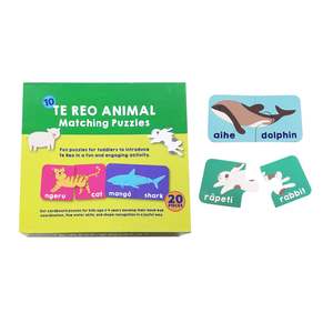 Kiwiana Te Reo Maori Party: Te Reo Animal Matching Puzzles