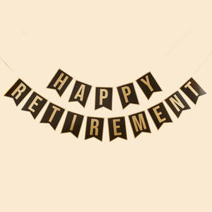 New: Happy Retirement Banner