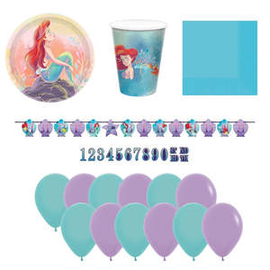 Little Mermaid Party Essentials Pack for 8 - $31.45 VALUE