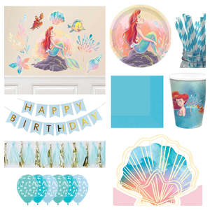 The Little Mermaid Party Pack for 8 - $75.92 VALUE