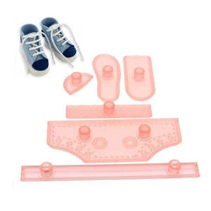 Baby Shower Baking Cake Decorating: Baby Shower Shoe Fondant Cutter Set