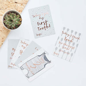 Hello Little One Baby Milestone Cards - 22 Pkt