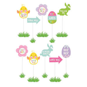 Easter Egg Hunt Clue Signs - 10 Pkt