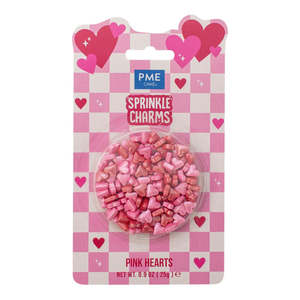 PME Pink Hearts Sprinkles 25g