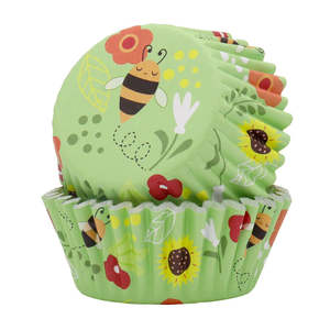 Disney Fairies Tinkerbell Party: Bees Foil Lined Baking Cups - 30 Pkt