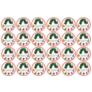 The Very Hungry Caterpillar Edible Icing Cupcake Images