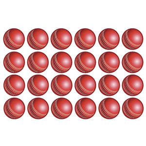 Howzat! Cricket Ball Edible Icing Cupcake Images