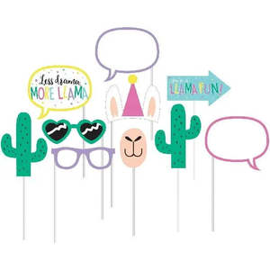 Llama Party Photo Props