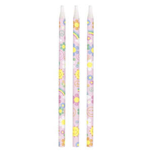 60s Party: Groovy Candles - 12 Pkt