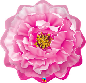 Pink Peony SuperShape Foil Balloon