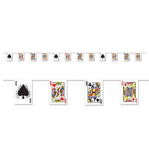 Casino Party: Casino Playing Card Banner