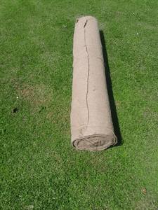 All: HESSIAN JUTE MATTING 500gsm - 1.83m x 25m Roll