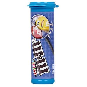 Chocolate: M & Ms Milk Chocolate Mini Tubes 35g 24 Pack