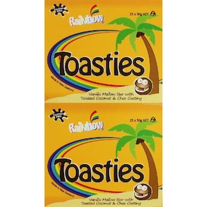 Soft: Rainbow Toasties 25 x 50g
