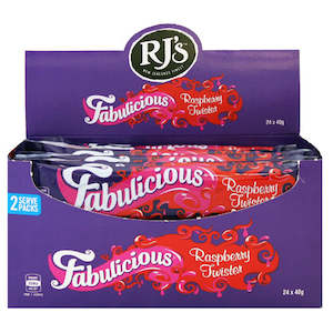 Soft: RJ's Fabulicious Raspberry Twist 40g