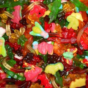 Foiled Chocolate Hearts Gold 1 Kg