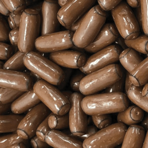 Chocolate: Milk Chocolate Licorice Bullets 1 Kg