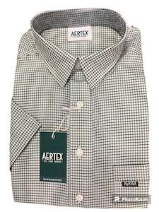 Aertex Green/Check 8899