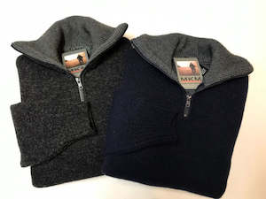 Knitwear: MKM 'Tasman' Zip Neck Knit