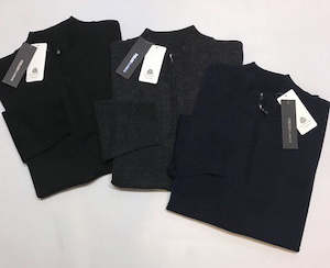 Knitwear: Fields Zip Neck Knit