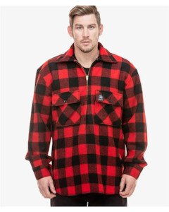 Swanndri Ranger Bush Shirt Red/Black