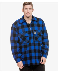 Swanndri: Swanndri Ranger Bush shirt Blue/Black