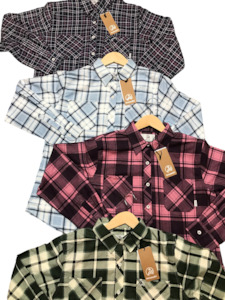 Swanndri: Women's swanndri Shirt Half Placket