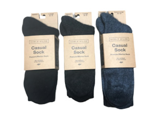 Mens Accessories: Possum/Merino/Socks Noble Wilde