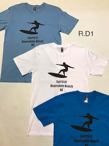 Tee Shirts: Coastal Men’s Surf’d It Riversdale NZ Tee Shirt
