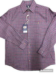 Vonnella Burgundy/Navy/Check