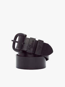 R M Williams: Drover Belt Black/Black