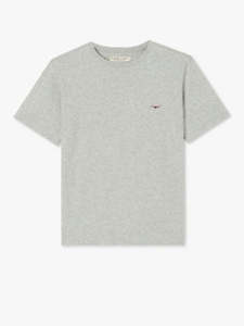 R M Williams: Parson T-Shirt Grey/Chestnut