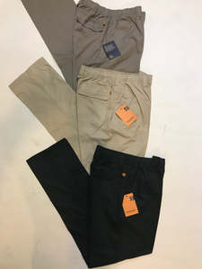 Casual Pants: Savane Cotton Drill Casual Pants