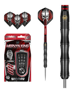 Products: Mervyn King - Black bullseyedarts