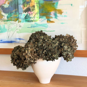 MEDIUM Dark Green - Preserved Hydrangea STEM