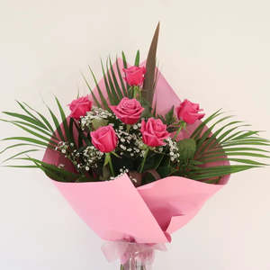 Flowers: Pink Rose Bouquet