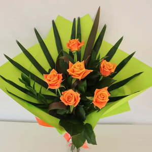 Bouquet of Orange Roses
