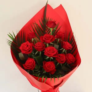 Flowers: Red Rose Bouquet