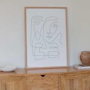 Mothers Day Gift Boxes Nz: Papier HQ | ABSTRACT FACES PRINT