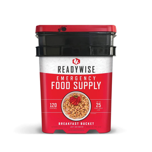 Products: 120 Serve Emergency Food Breakfast Bucket Survival Supplies