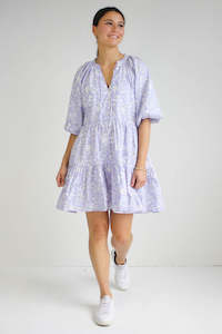 Dress: AMONG THE BRAVE Gemini Dress - Ditsy Print Sz8