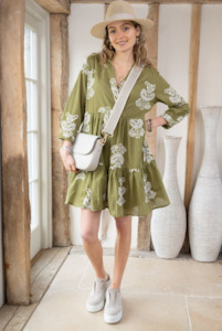 Mini: ANGE Jenny Dress - Khaki