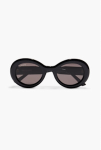 Eyewear: BALENCIAGA Round Frame Sunglasses