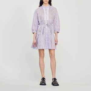 Sale: SANDRO Juliana Dress - Lilac Sz38 NZ10