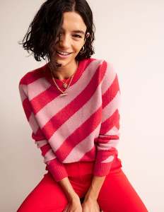 Sale: BODEN Red Stripe Jumper SzXL