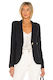 SMYTHE Duchess Wool Blazer - Black US6 NZ10