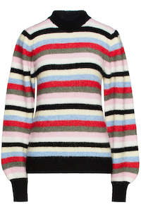 Cashmere: GANNI  Wool Mix Knit - Stripe SzL