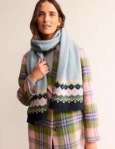 Accessories: BODEN Fair Isle Scarf