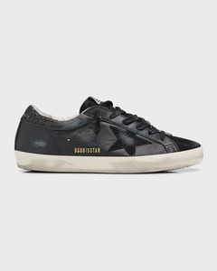 Shoes: GOLDEN GOOSE Superstar Black Glitter Heel - EU40